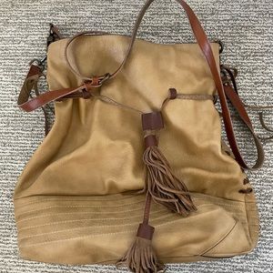 Free People tote tan